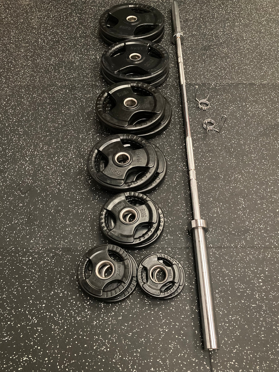 ONE YEAR Update Review of Fitness Gear 300 lb Olympic Weight Set