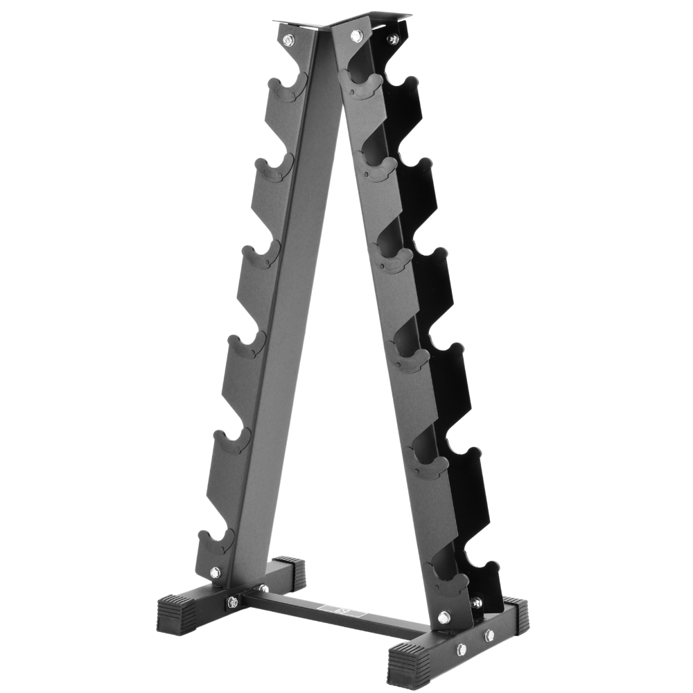 6-Tier Vertical Dumbbell Rack